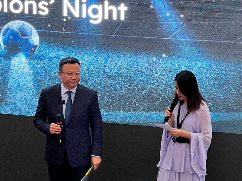 Mr. Liu, General Manager di HQD TV PL