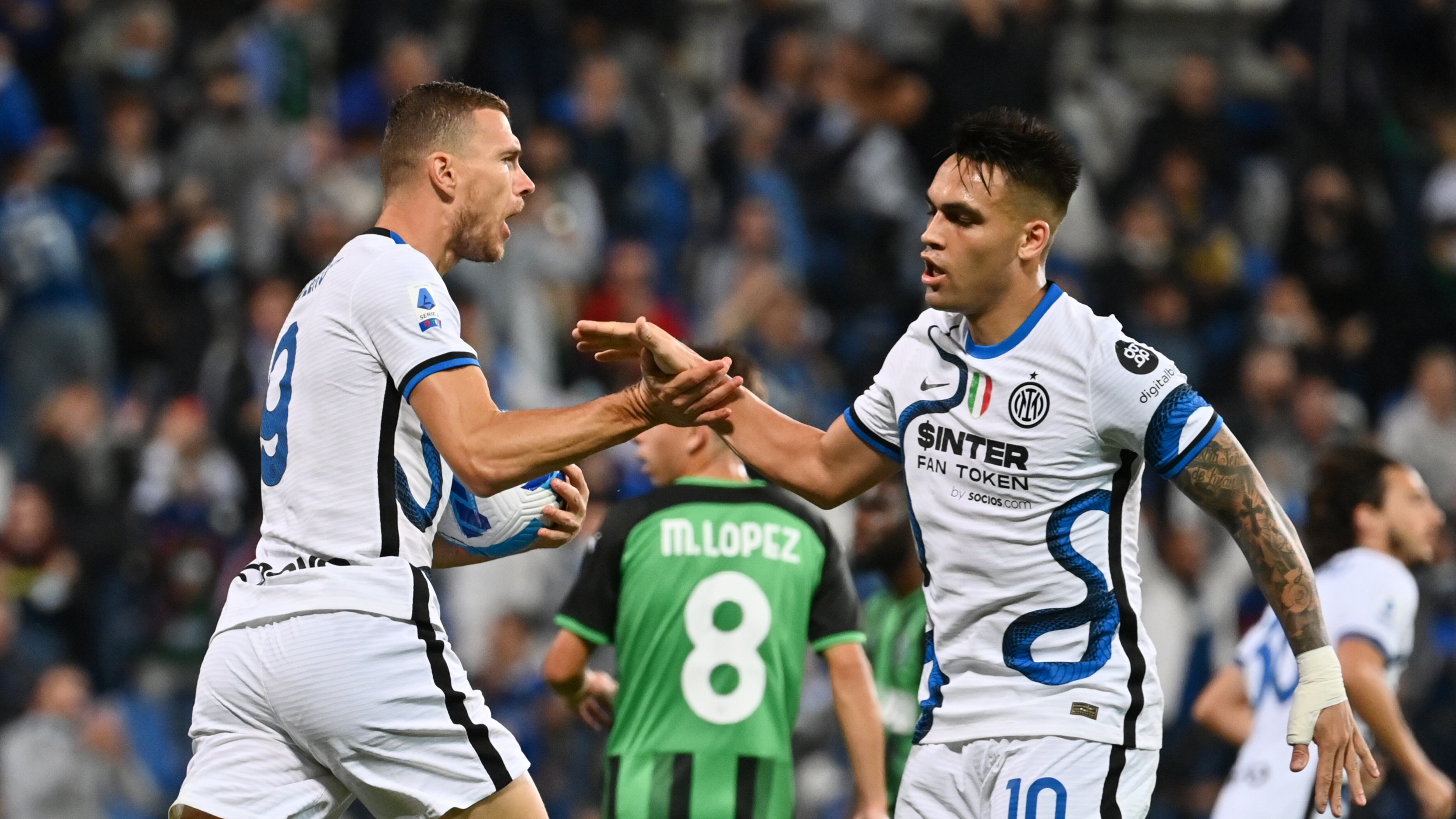 L'Inter "brucia" il rosso e Dzeko firma il sorpasso