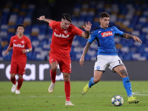 Champions League, il Napoli pareggia 1-1 contro il Salisburgo