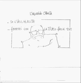La vignetta del giorno: Galli quell inguaribile ottimista  1