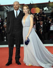 Cristiana Capotondi e Andrea Pezzi sul red carpet della Mostra di Venezia (2019)
