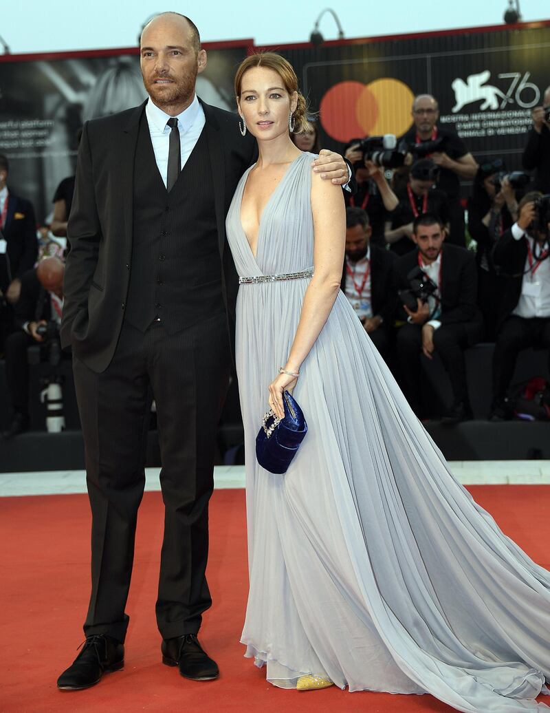 Cristiana Capotondi e Andrea Pezzi sul red carpet della Mostra di Venezia (2019)