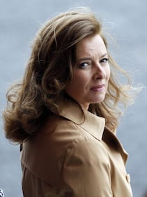 La compagna del presidente Valérie Trierweiler