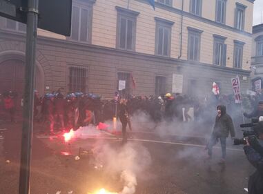 Scontri a Firenze 1