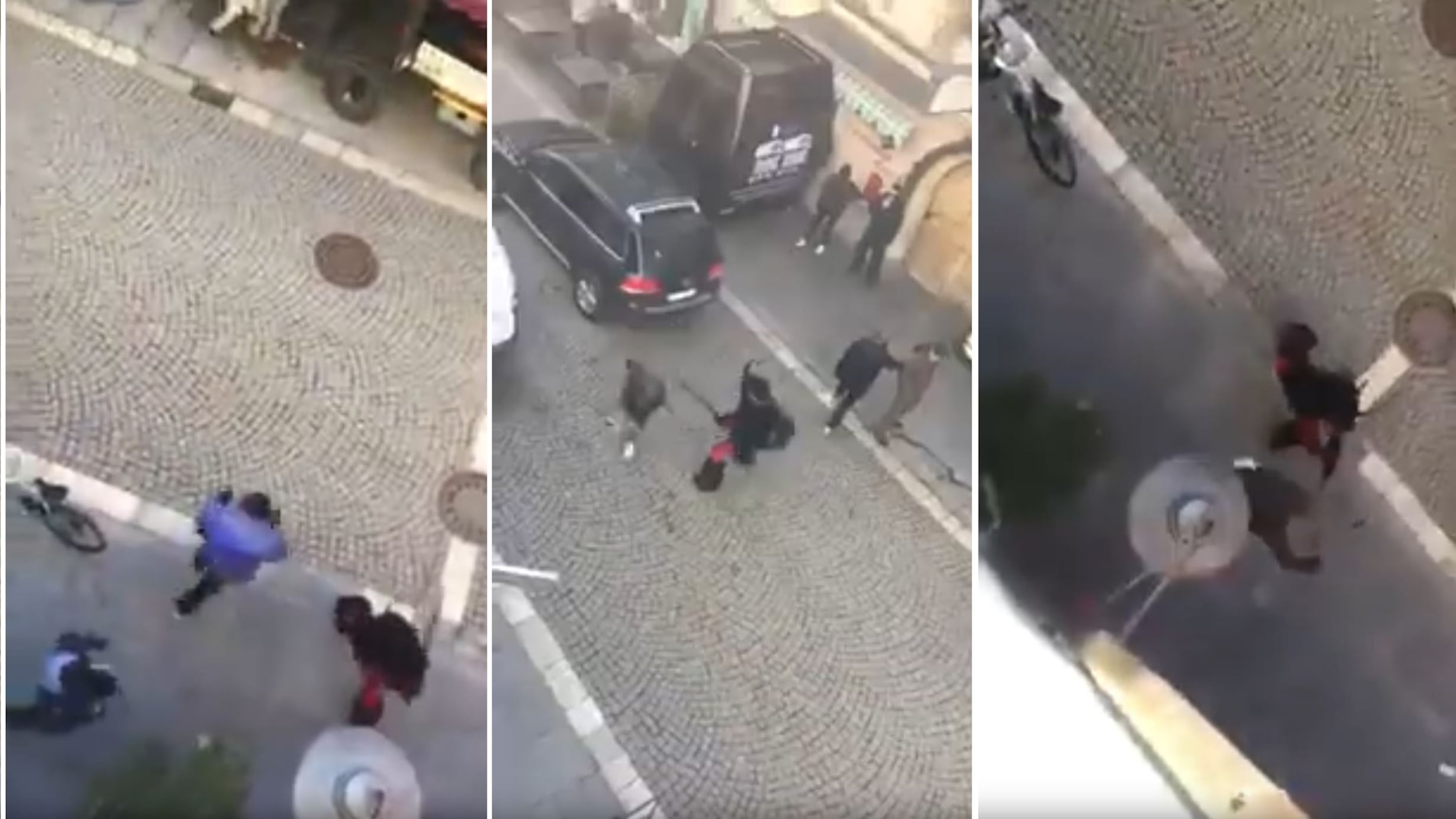 "Botte dai demoni mascherati". Ma per gli organizzatori è una messinscena