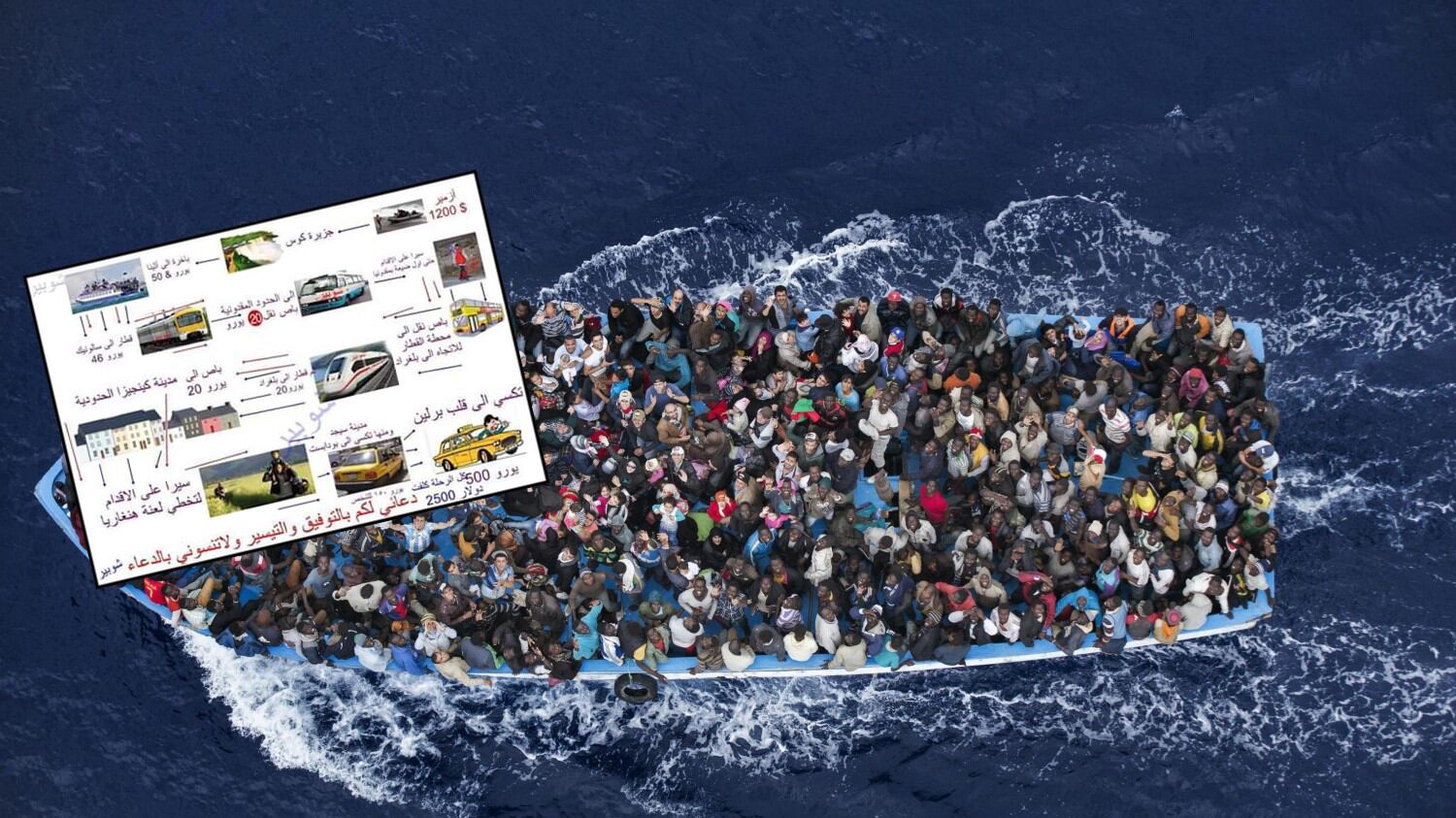 Ora i trafficanti di uomini si fanno pure pubblicità