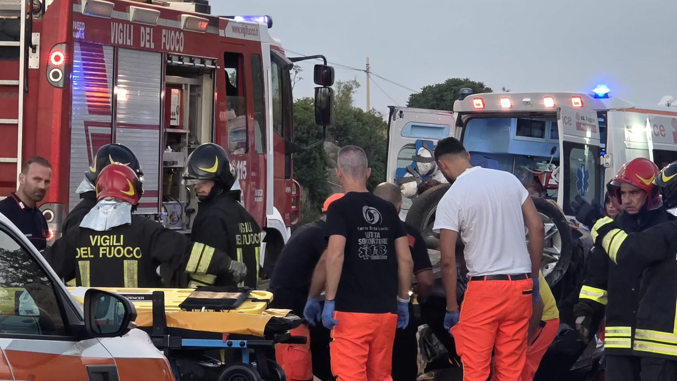 Tragedia sulla statale 89 tra Foggia e Manfredonia: morti tre giovani. Si ipotizza un colpo di sonno