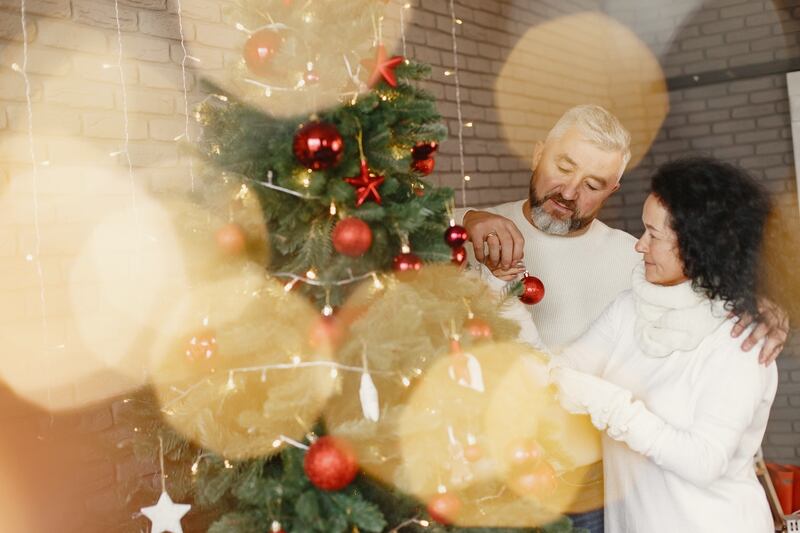 Coppia Over a Natale