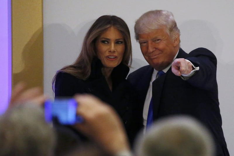 Melania e Donald Trump, coppia presidenziale 41