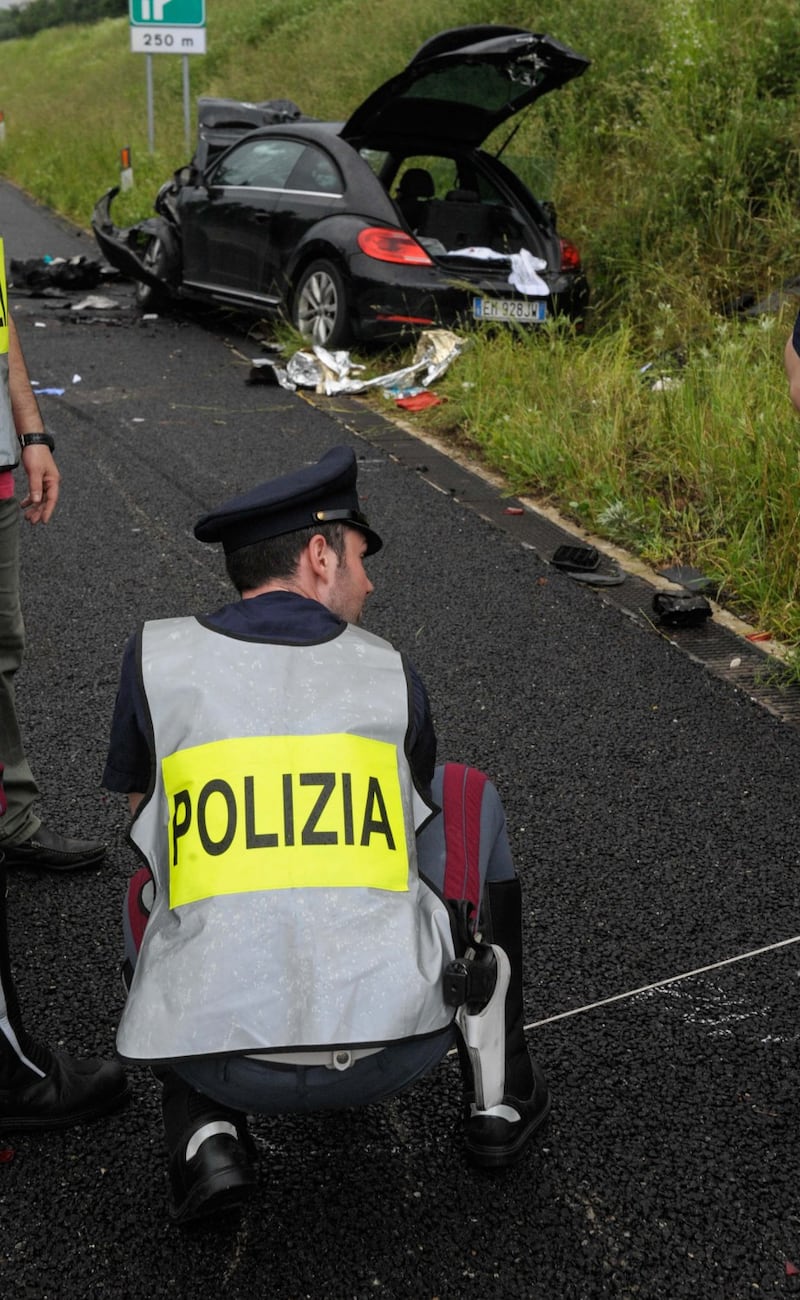 Buonanno, le foto dell'incidente mortale 5
