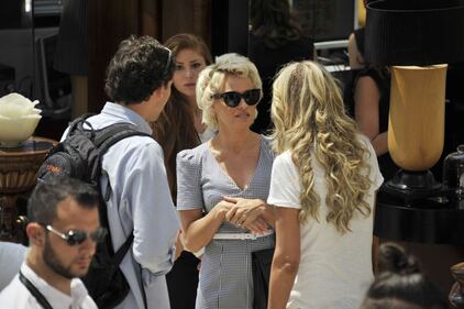 La nuova acconciatura di Pamela Anderson  al Taormina Film Fest 1