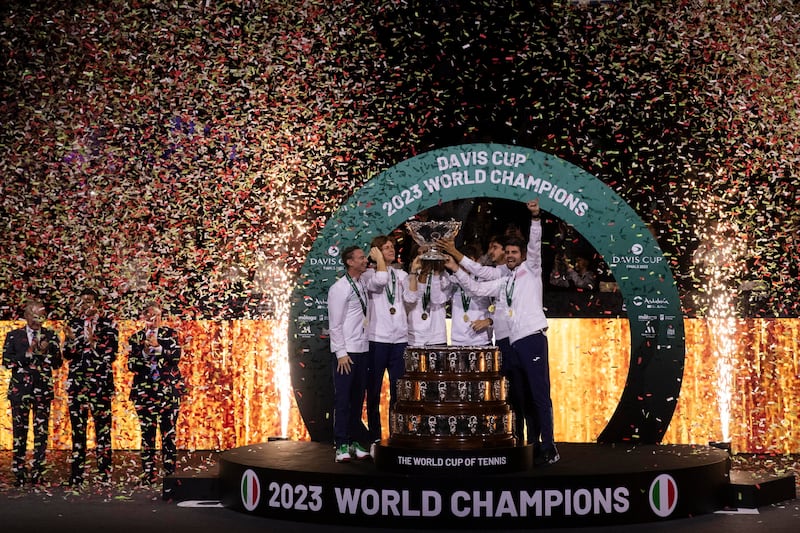 L'Italia conquista la Coppa Davis: le immagini più belle della vittoria contro l'Australia 7