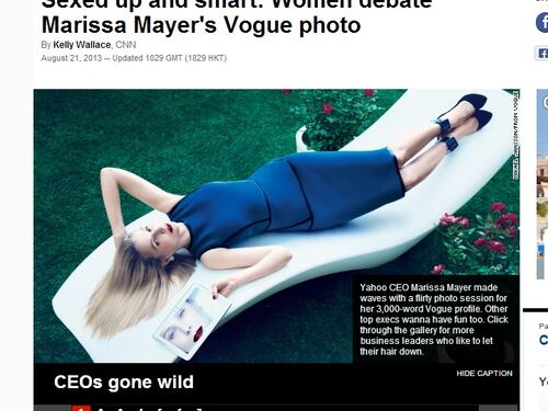 La ceo di Yahoo sexy su Vogue La polemica delle femministe