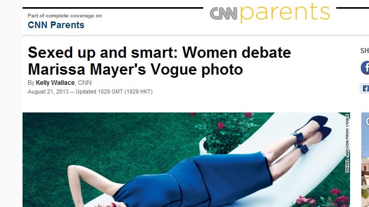 La ceo di Yahoo sexy su Vogue La polemica delle femministe