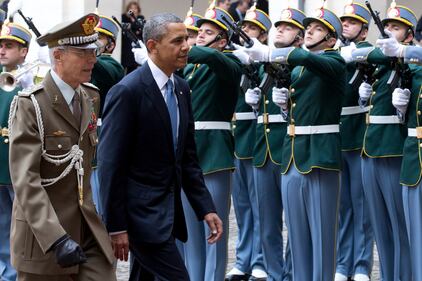 Napolitano riceve Obama al Quirinale 4