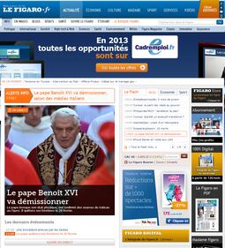 La notizia delle dimissioni del Papa sui giornali esteri 8