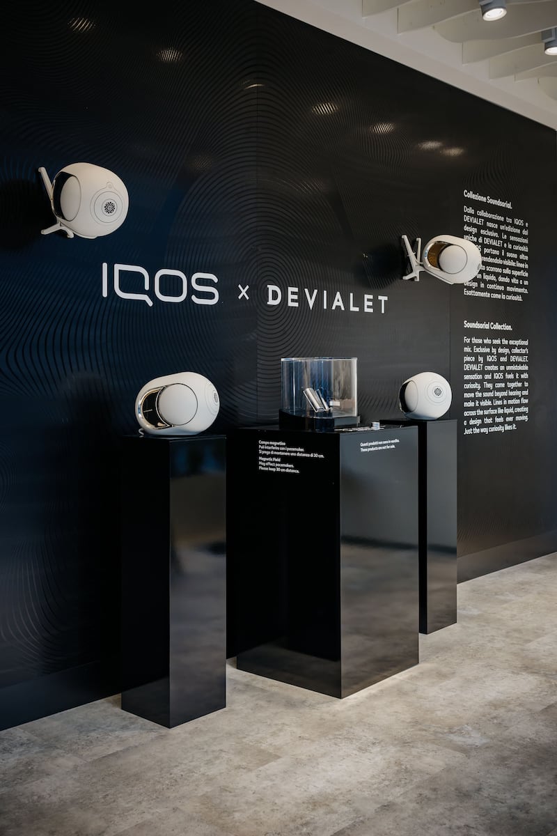 IQOS e Devialet alla Design Week: FOTO 3