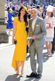 Royal Wedding: George Clooney e Amal alle nozze 6