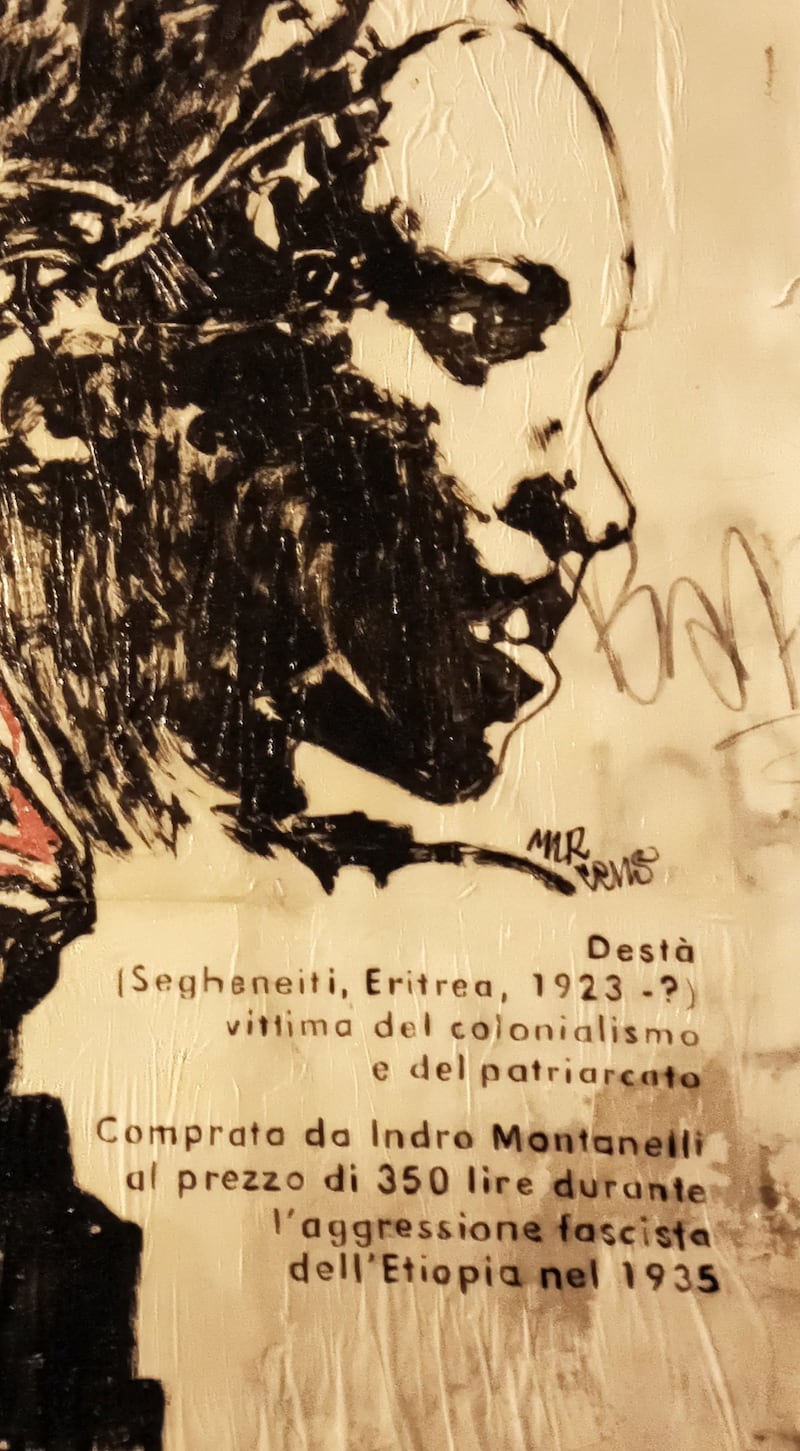 Un murales contro Montanelli 3