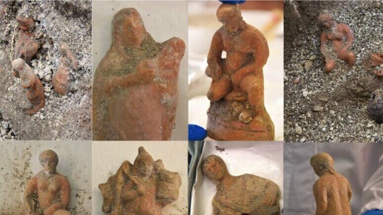 Anche a Pompei si faceva il Presepe, scoperte 13 statuine