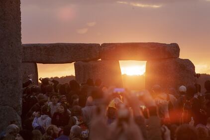 Il solstizio d'estate festeggiato a Stonehenge 2