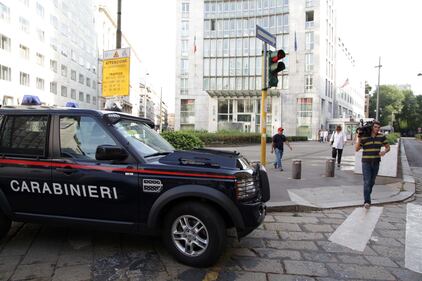 Allarme bomba al consolato Usa 8