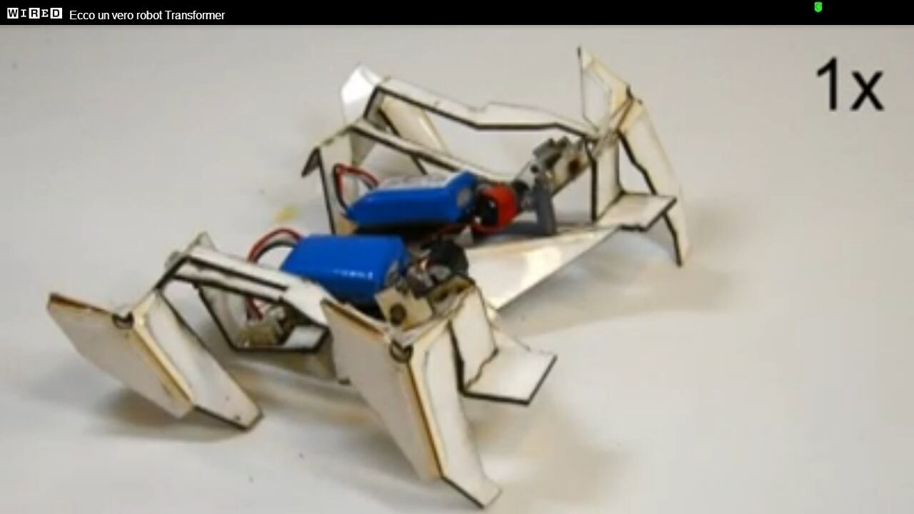 Inventato il robot che nasce da un foglio e si costruisce da sé