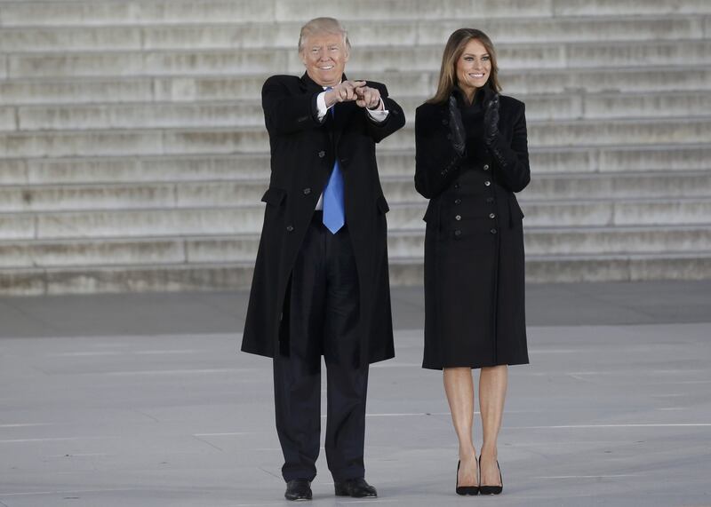 Melania e Donald Trump, coppia presidenziale 34