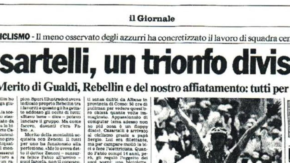 Barcellona 1992. Casartelli in sella all’oro. Cherubini: "La vittoria dei tre sorrisi"