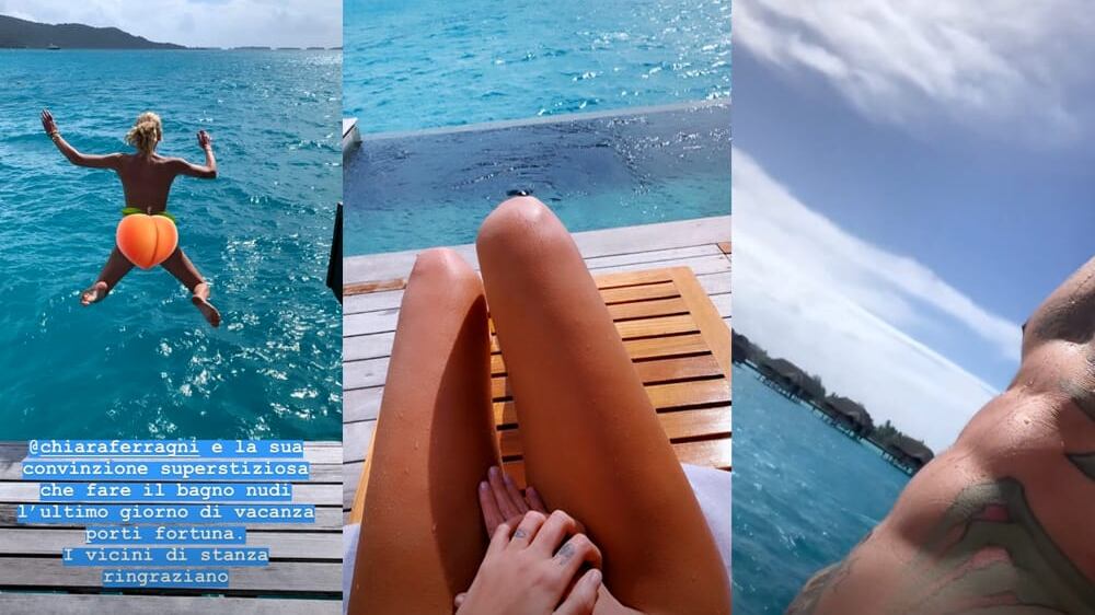 Chiara Ferragni fa il bagno nuda. Fedez: "I vicini ringraziano"