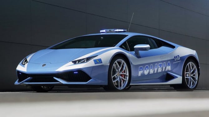 Lamborghini polizia