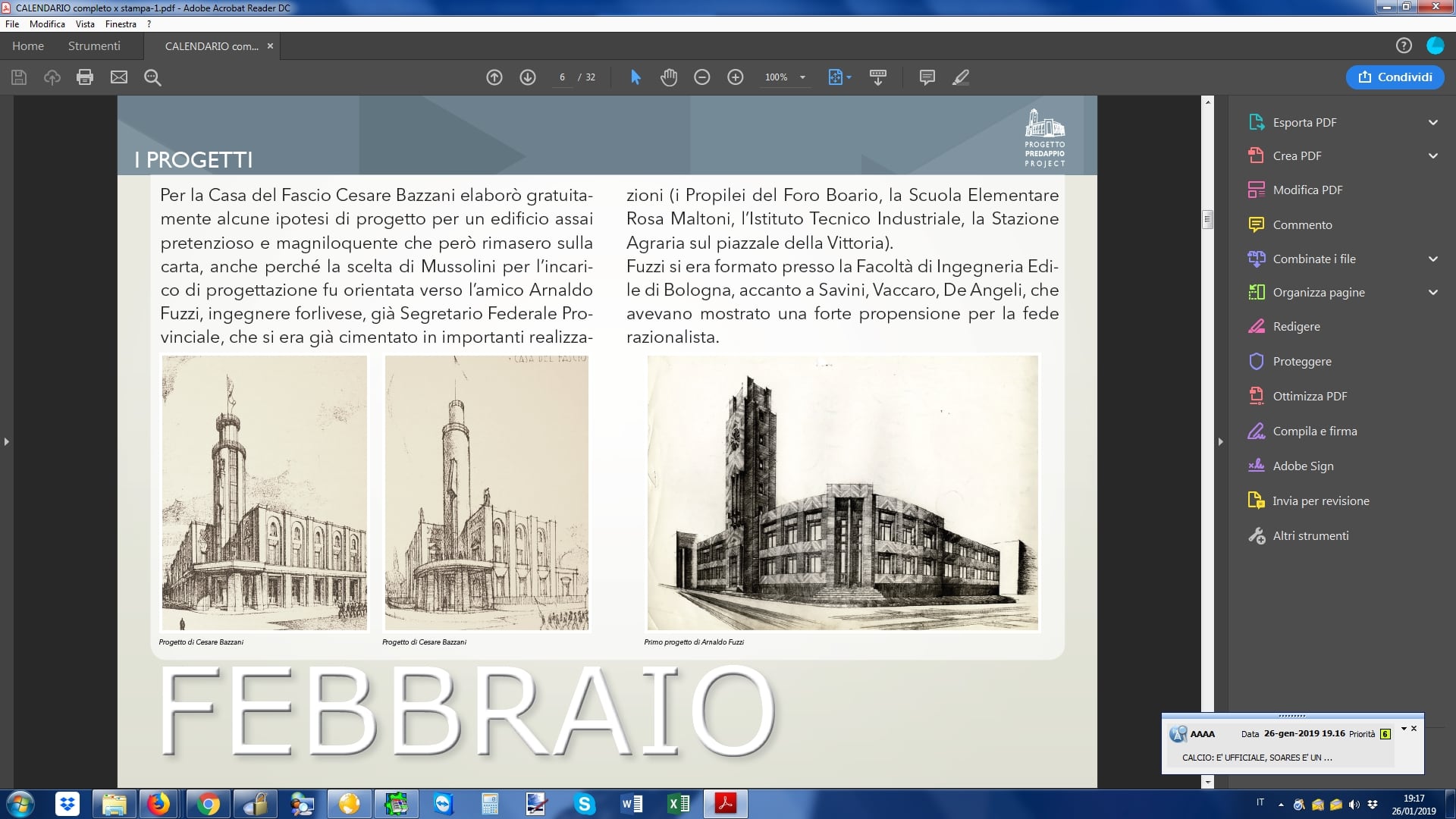 Il calendario "del Fascio" che piace a tutti
