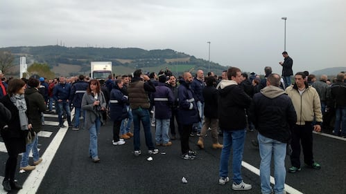 Autosole bloccata dagli operai 5