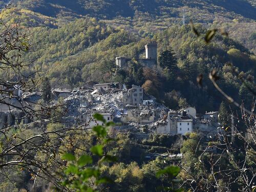 Arquata del Tronto rasa al suolo