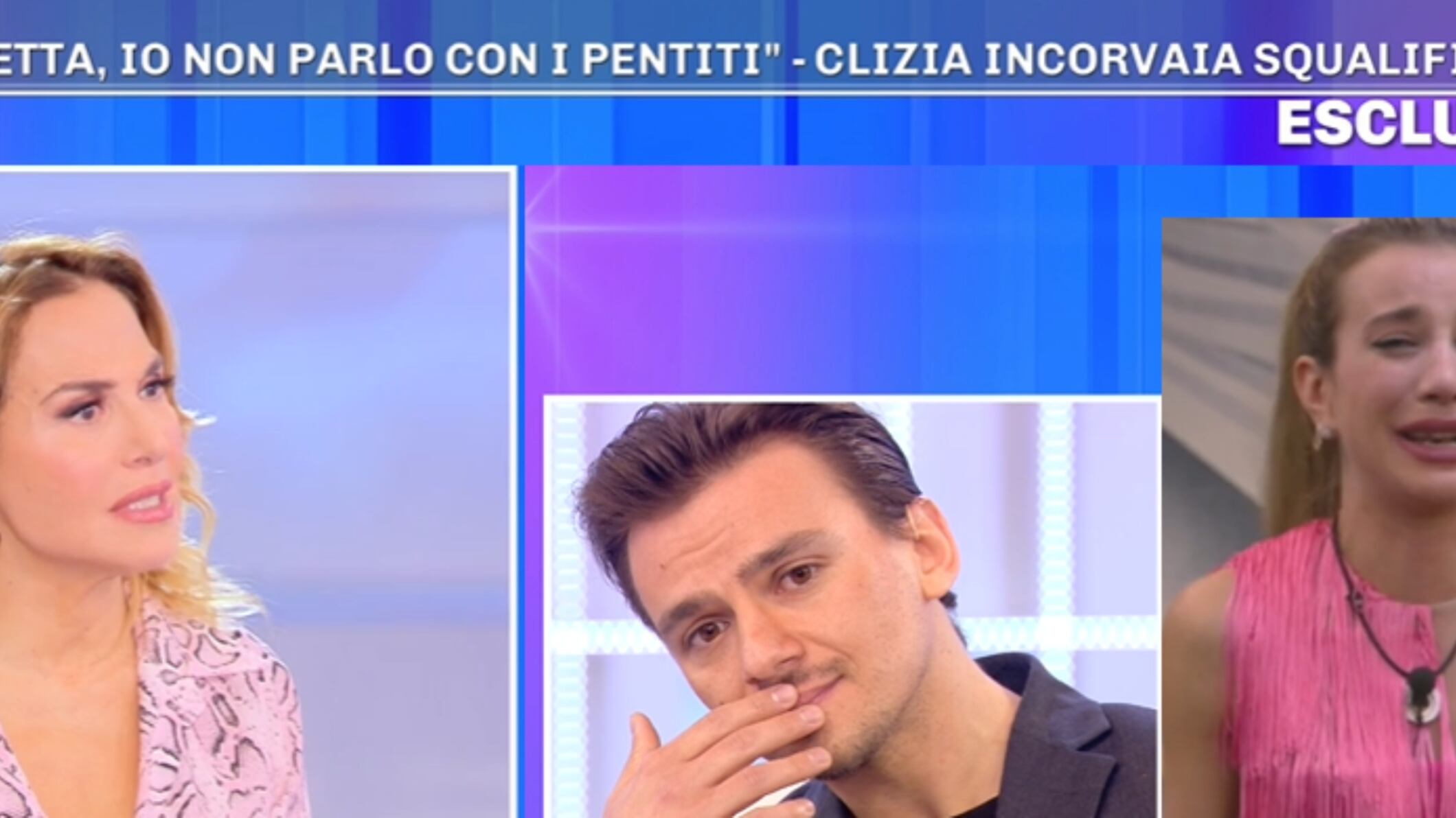 Clizia Incorvaia squalificata dal Gf vip, parla il fratello Mattia: "Accade in momenti di rabbia"