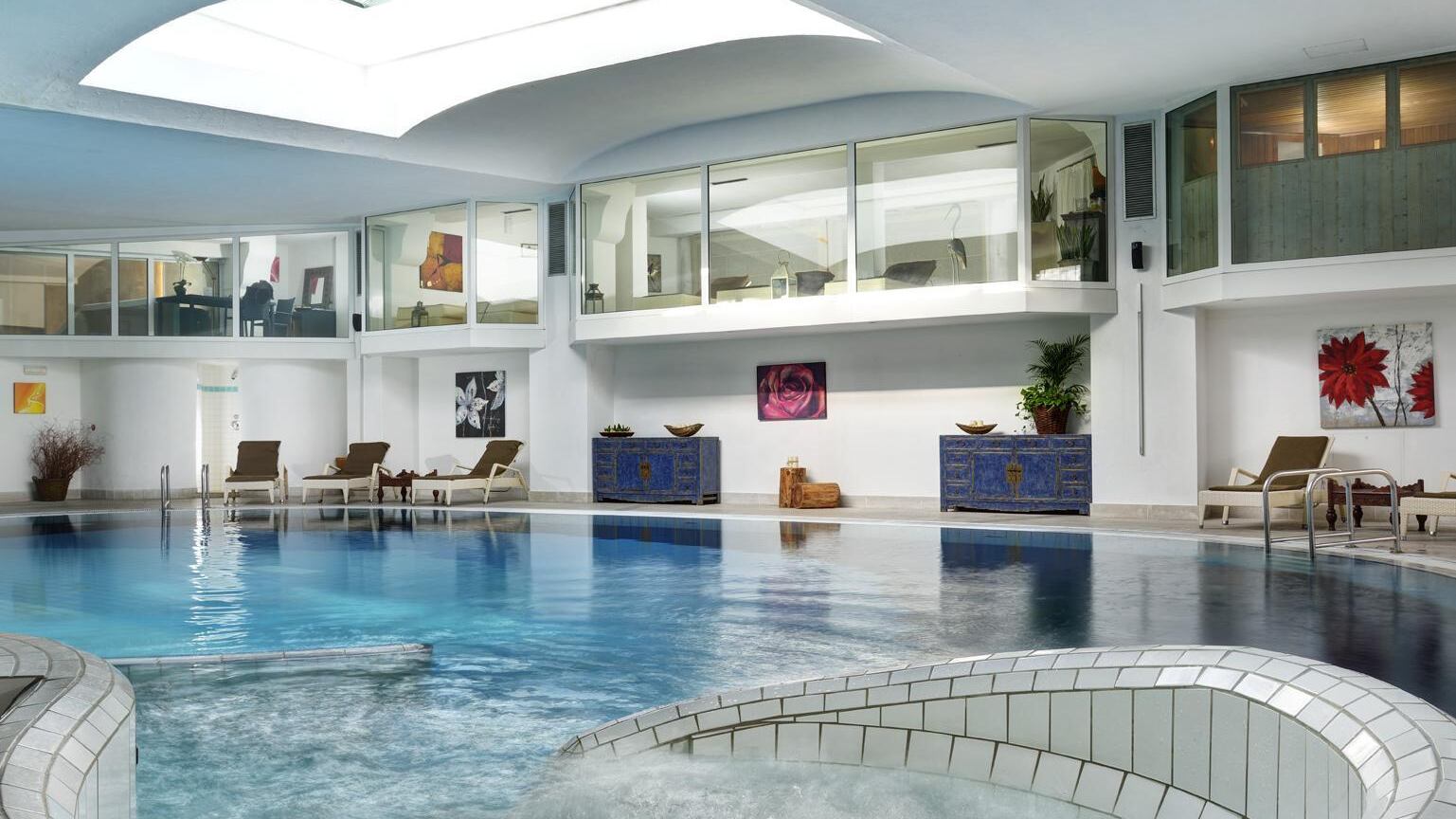 Benessere completo con vista sulle Dolomiti