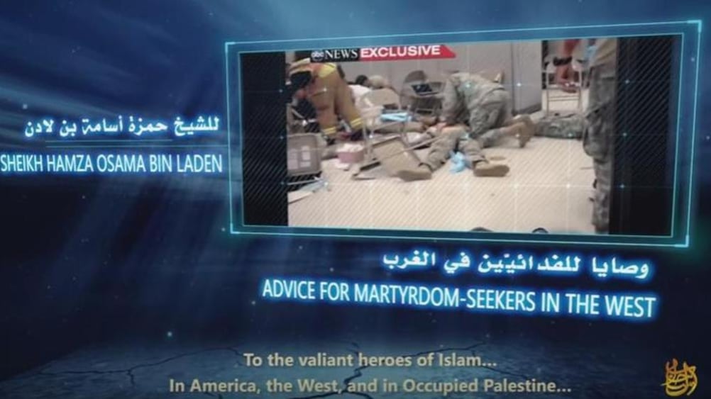 Il figlio di Bin Laden: "Uccidete ebrei, americani e russi"