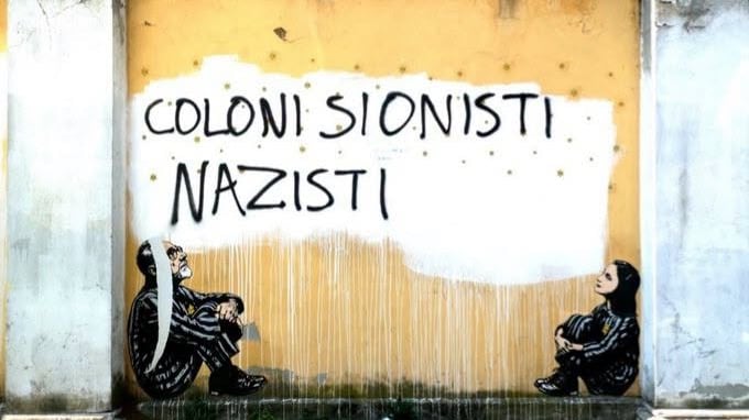 Il murales di Anna Frank vandalizzato? Per Rifondazione "è protesta politica"