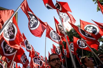 Il corteo di CasaPound a Roma 5