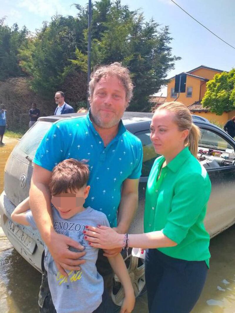 Giorgia Meloni in visita in Romagna