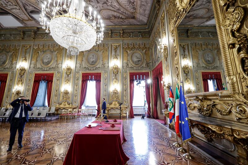 Giuramento del governo al Quirinale 7