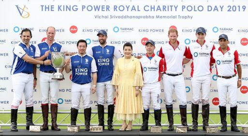 Il principe William  a Londra durante il King Power Royal Charity Polo 3
