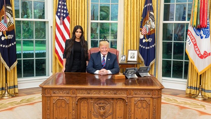 Trump incontra Kim Kardashian alla Casa Bianca