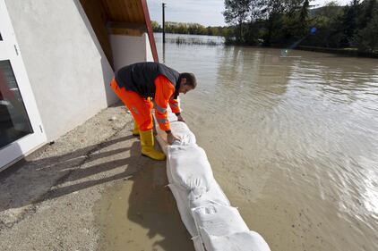 Orte, esonda il Tevere 6