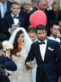 Vucinic ha detto sì e ha sposato Stefania 1