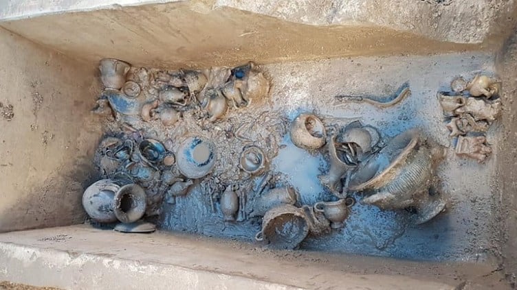 Scoperta a Lecce tomba di bambini d’età messapica