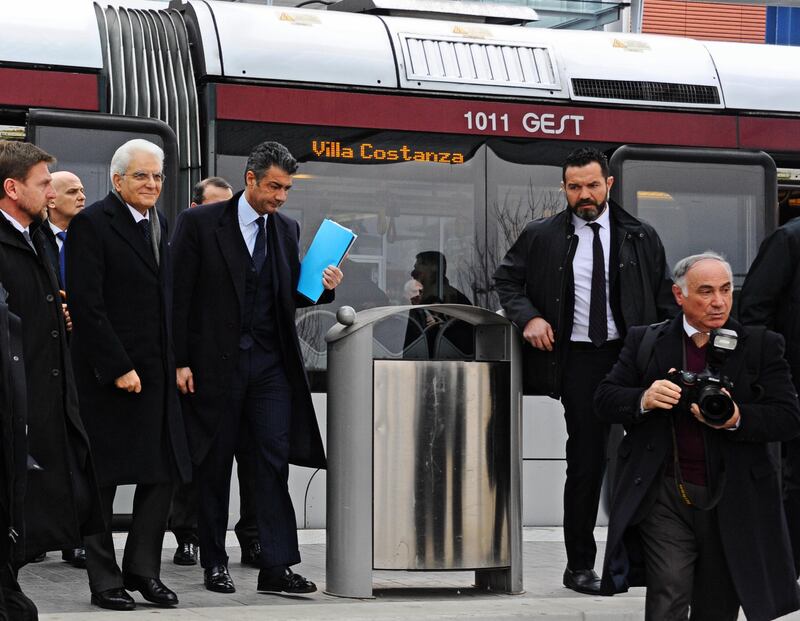 Mattarella va a Firenze in treno e tram 5