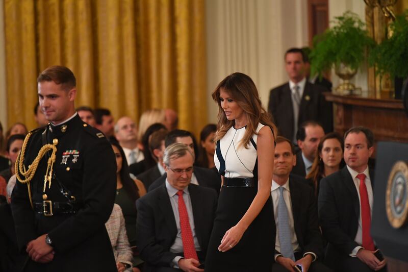 Melania Trump nel Regno Unito 1