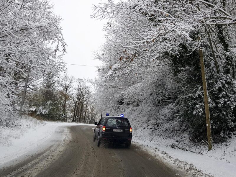 Neve e gelo sui Castelli romani 11