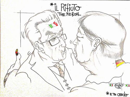 La vignetta del giorno: il gran rifiuto di Berlino